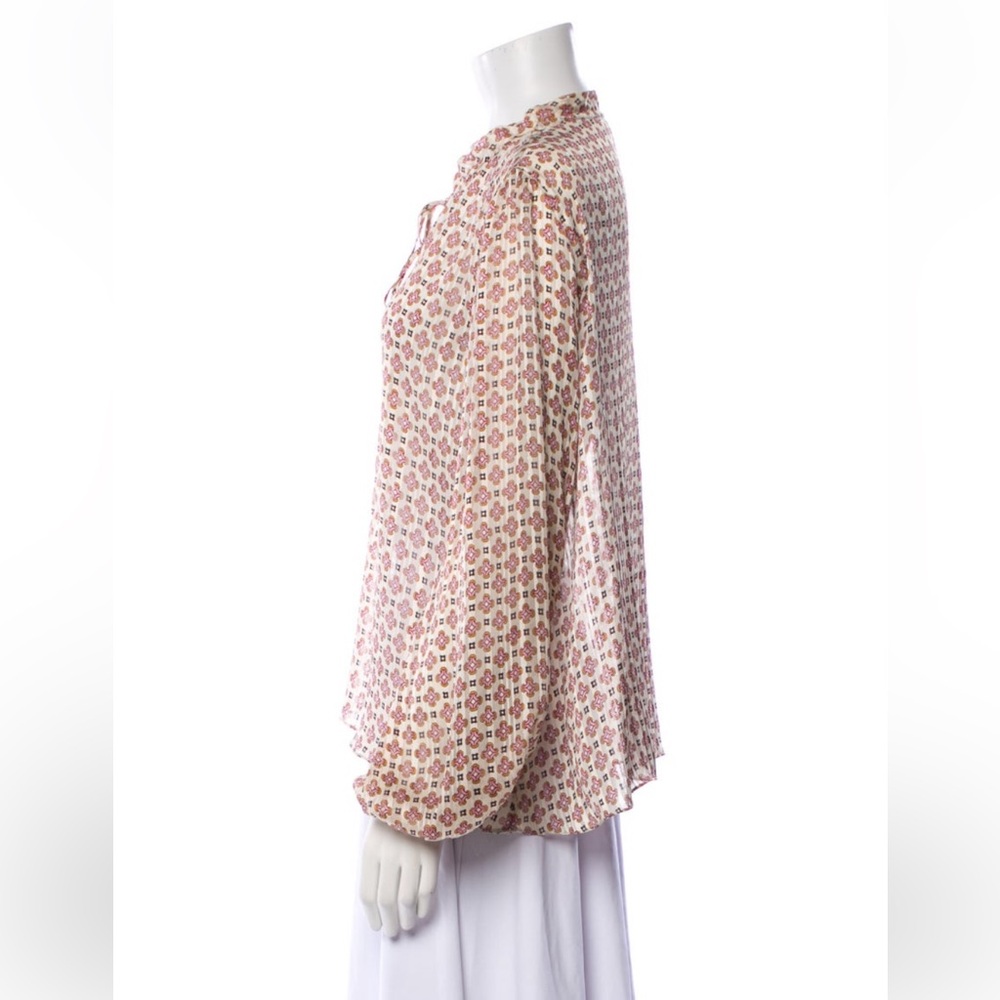 Maje Pink Floral Blouse - Picture 2 of 3